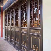 镇江定制寺院中式门窗，铝中式寺庙门窗优质厂